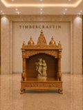 Dwarka Mahal — Hand Carved Teak Wood Radha Krishna Mandir
By TIMBERCRAFTIN | Crafted in Saharanpur, India