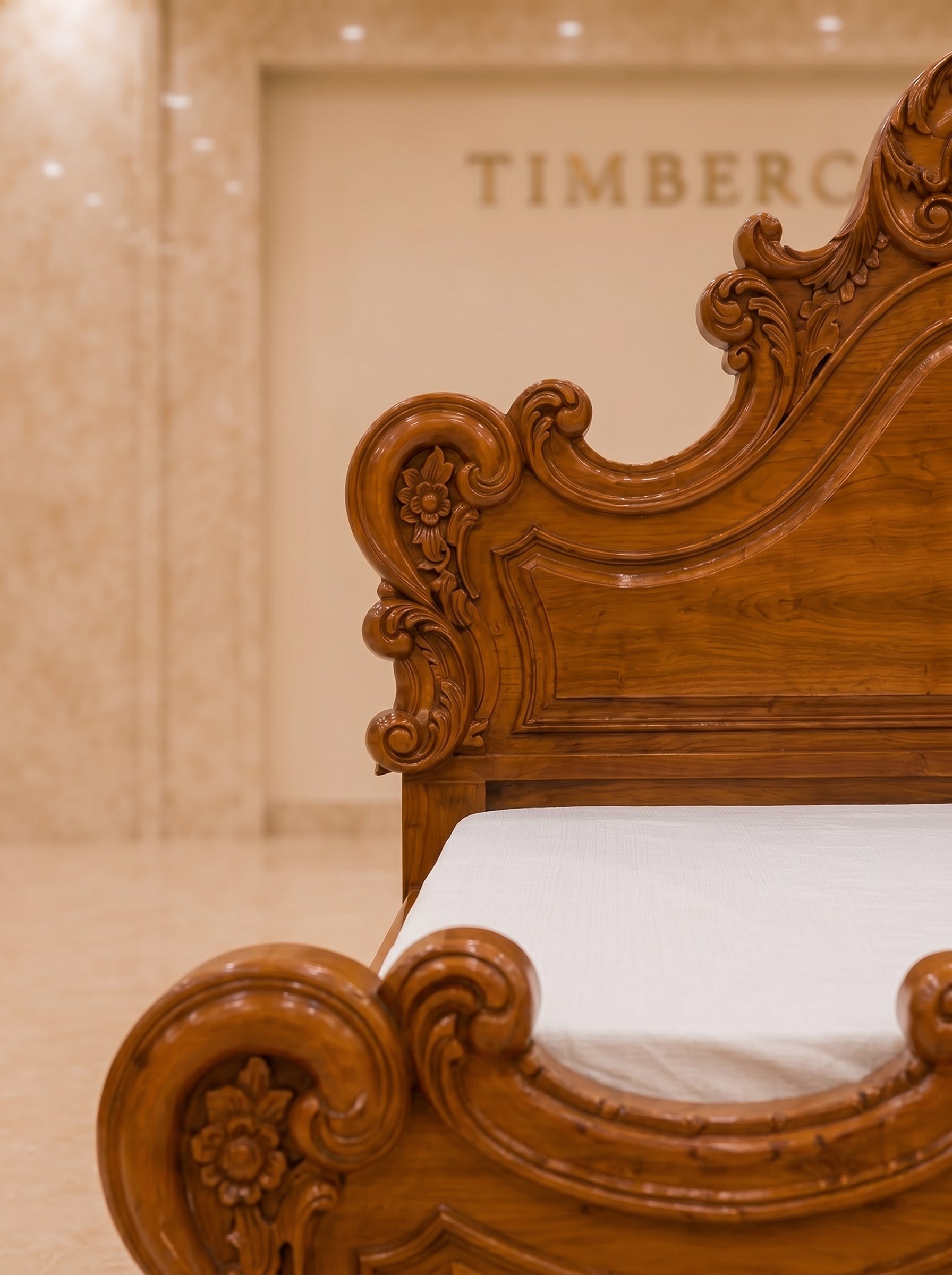 Hand Carved Pure Teak Wood Bed | Royal Wooden Bed | Saharanpur Handmade | King Queen Size | Pan India Delivery